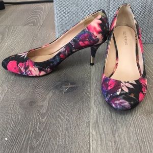 Call it spring small floral heels